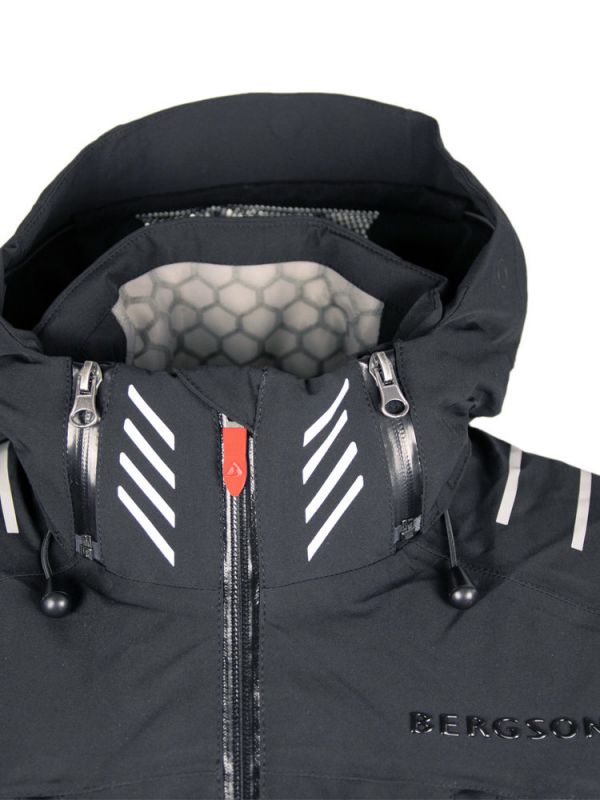 Czarna męska kurtka narciarska Bergson Race-X