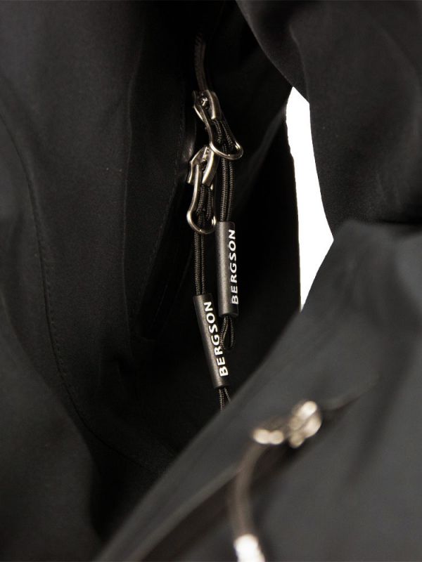 Czarna męska kurtka narciarska Bergson Race-X