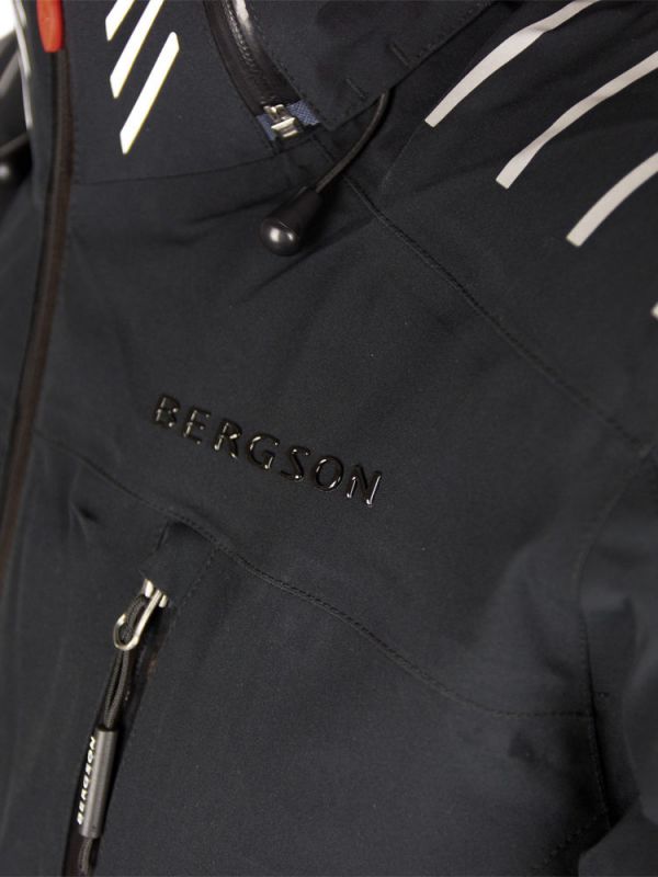 Czarna męska kurtka narciarska Bergson Race-X
