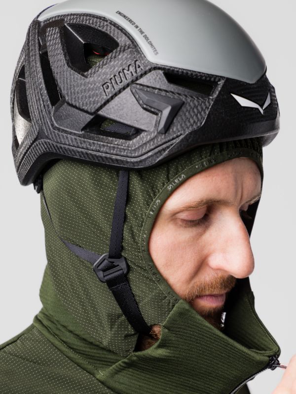 Szary kask Via Ferrata Salewa Piuma 3.0 L/XL