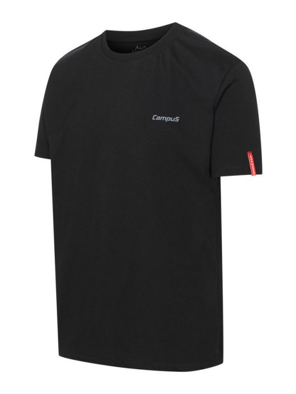 Czarny t-shirt Campus Valkorian