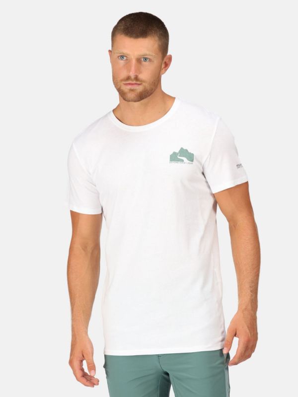 Biała koszulka męska Regatta Breezed