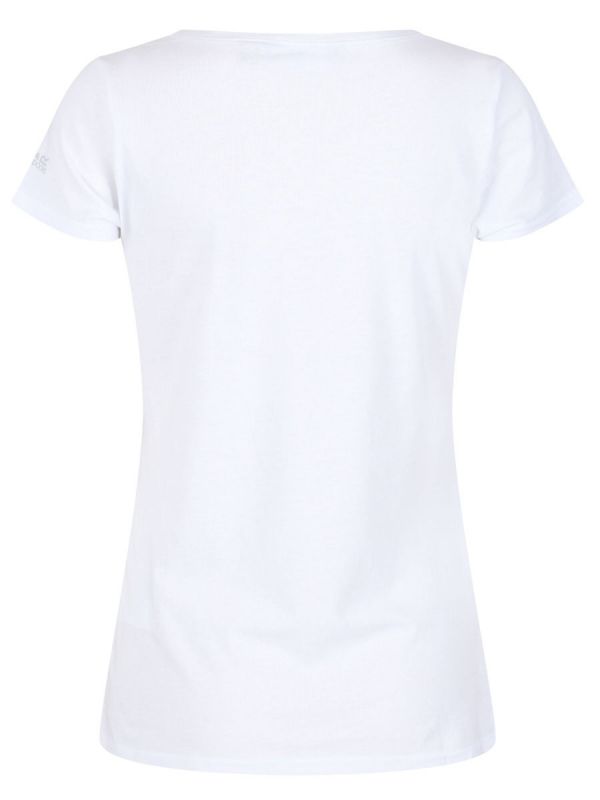 Biała koszulka bawełniana Regatta Carlie