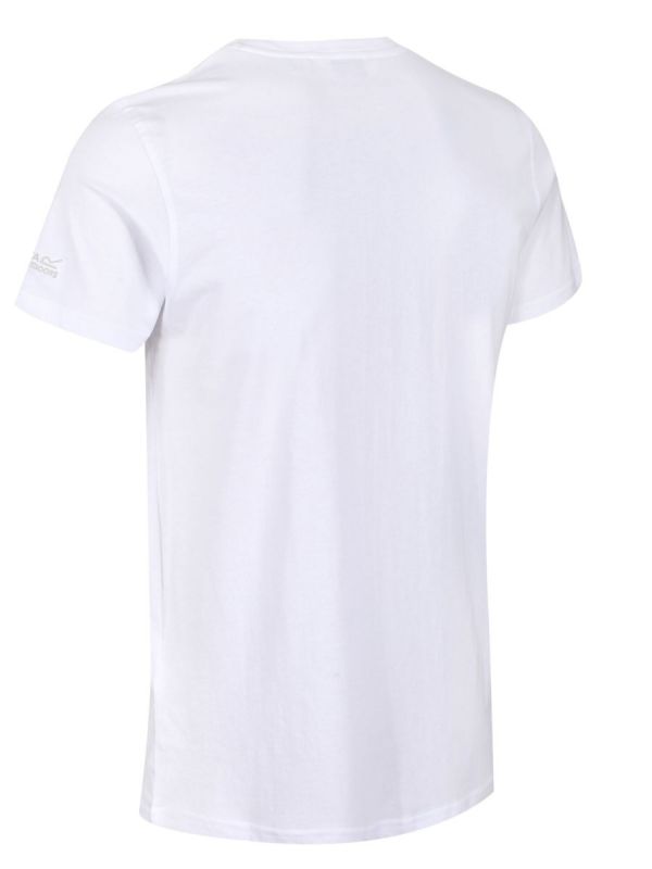 Biała koszulka męska Regatta Cline 100% Bawełna