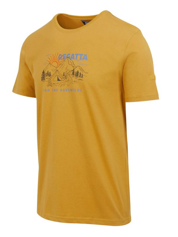 Bawełniana koszulka Adventure Regatta Cline