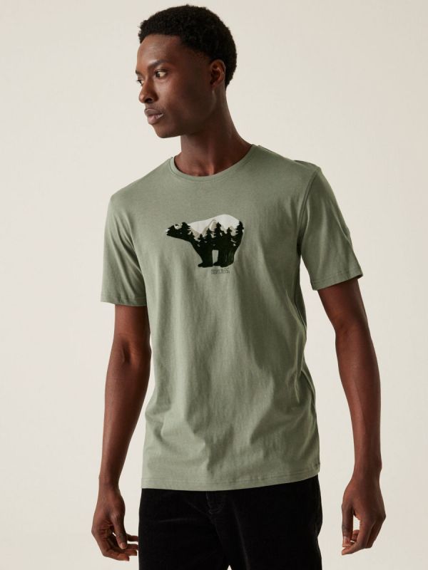 Męski t-shirt Regatta Cline z bawełny