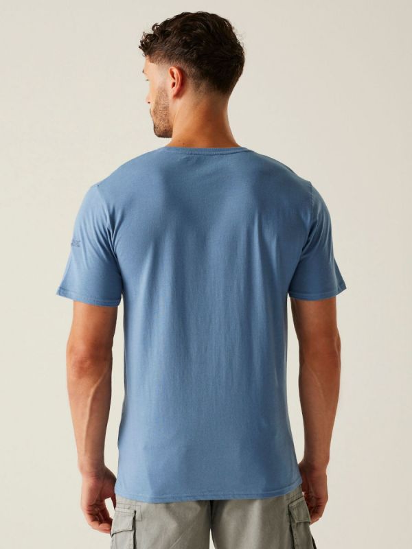 Męska koszulka bawełniana z nadrukiem Regatta Cline VII