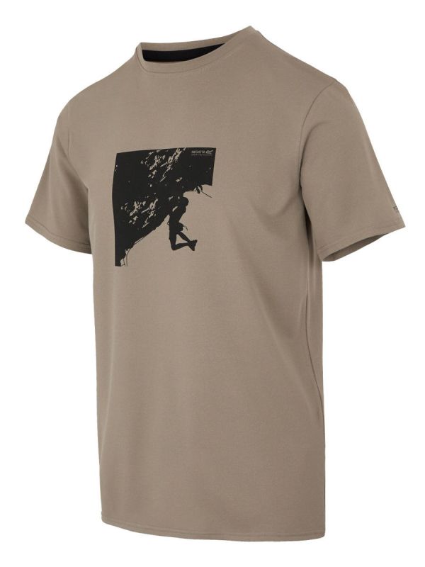 Szary t-shirt męski Regatta Fingal Szybkoschnący