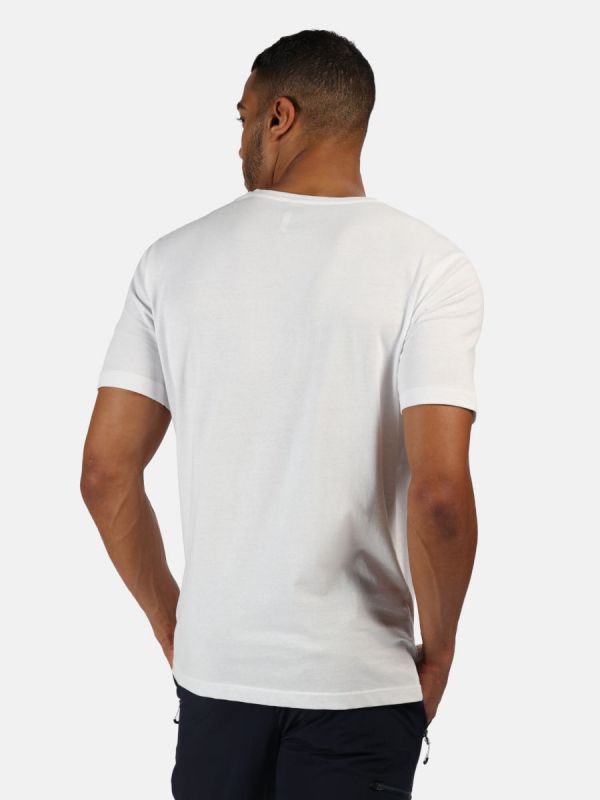 Biały t-shirt bawełniany Regatta Tait