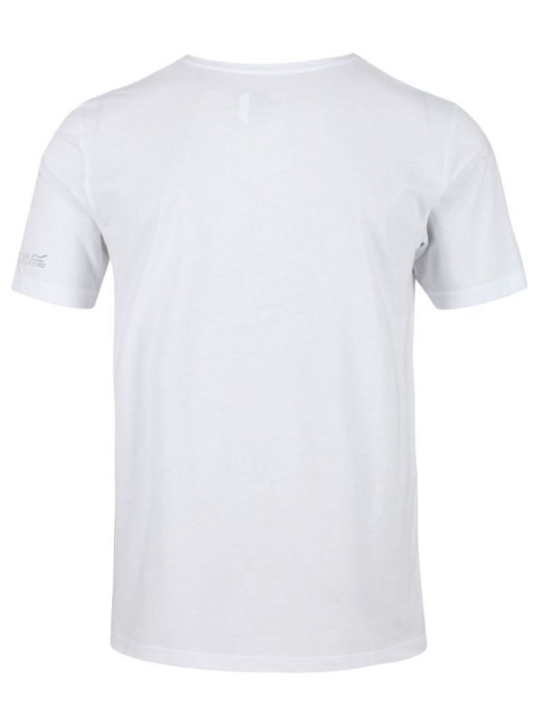 Biały t-shirt bawełniany Regatta Tait