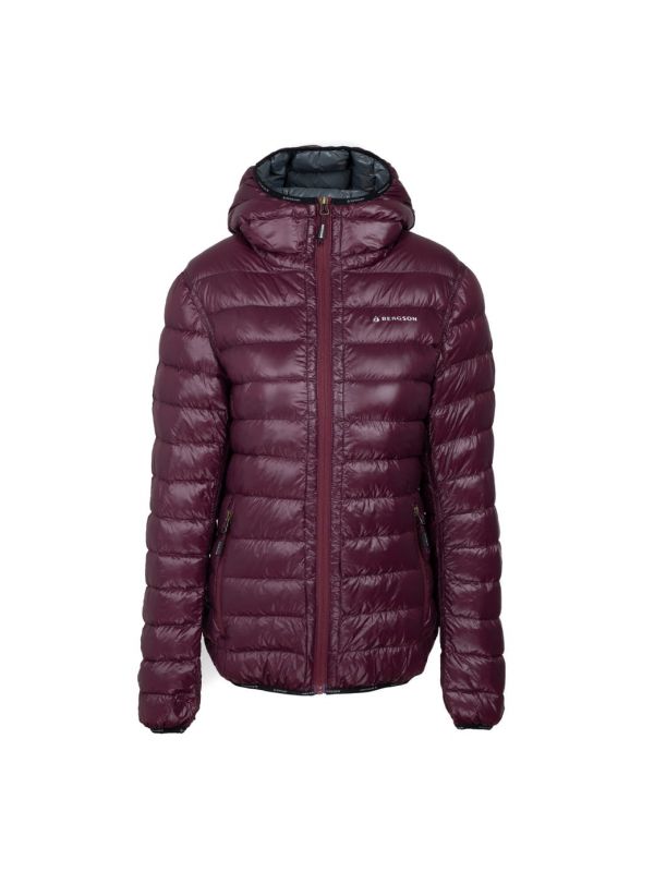 Figowa kurtka pikowana z naturalnym puchem Bergson Berge