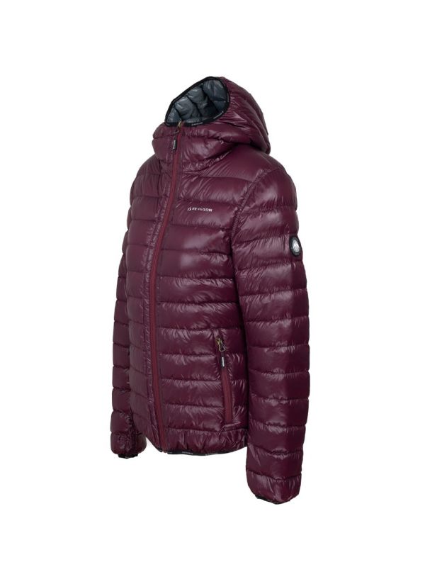 Figowa kurtka pikowana z naturalnym puchem Bergson Berge