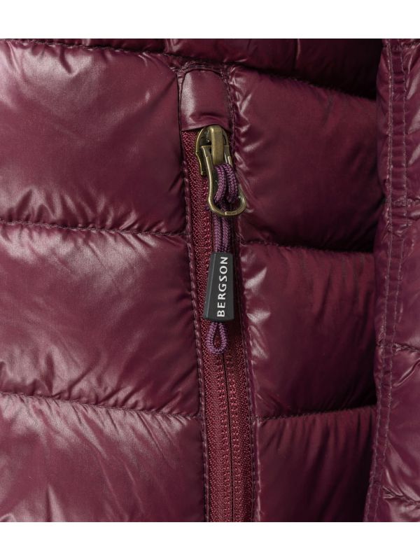 Figowa kurtka pikowana z naturalnym puchem Bergson Berge