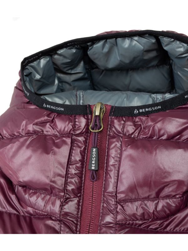 Figowa kurtka pikowana z naturalnym puchem Bergson Berge