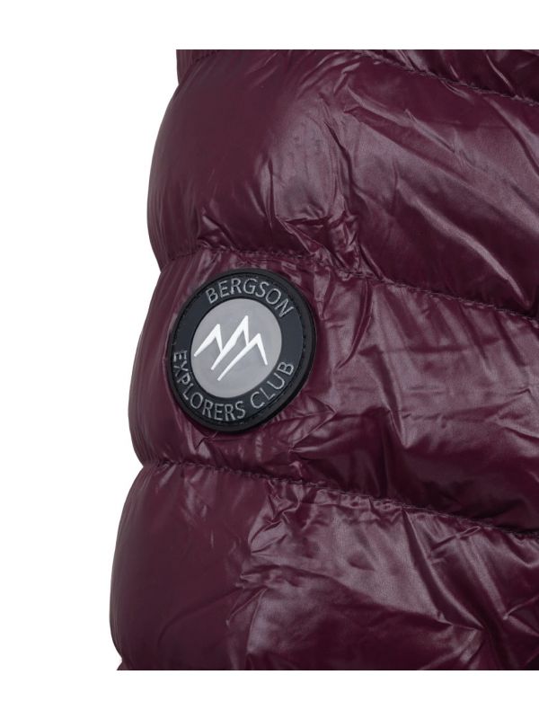 Figowa kurtka pikowana z naturalnym puchem Bergson Berge