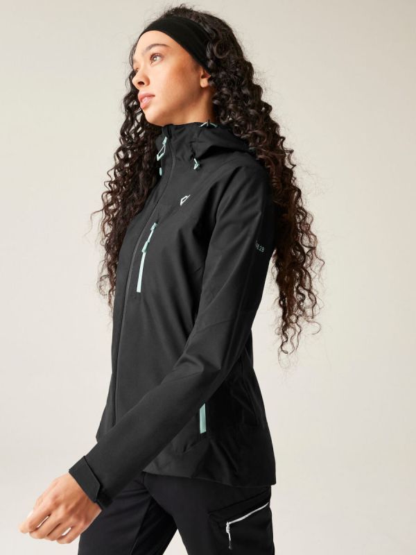 Czarna kurtka turystyczna damska Dare 2b Torrek