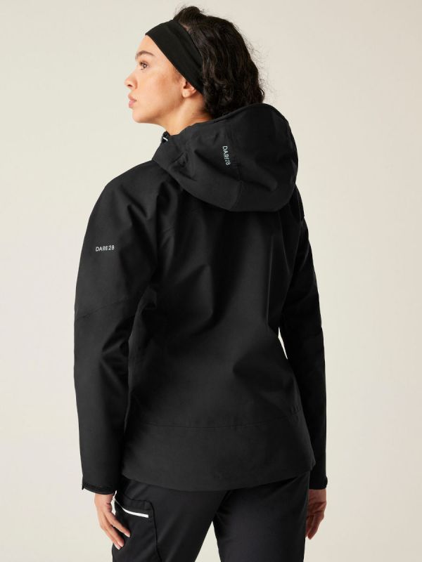 Czarna kurtka turystyczna damska Dare 2b Torrek