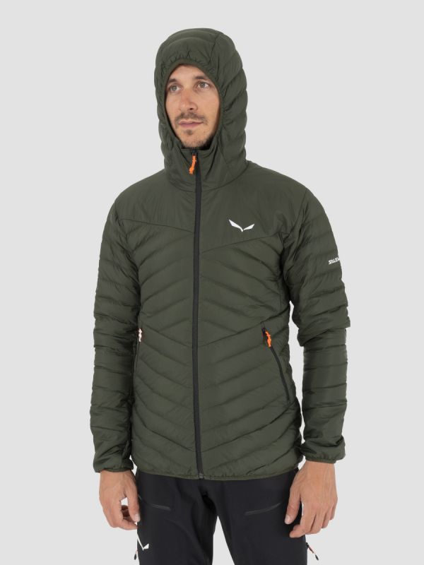 Kurtka puchowa męska Salewa Brenta Dark Olive