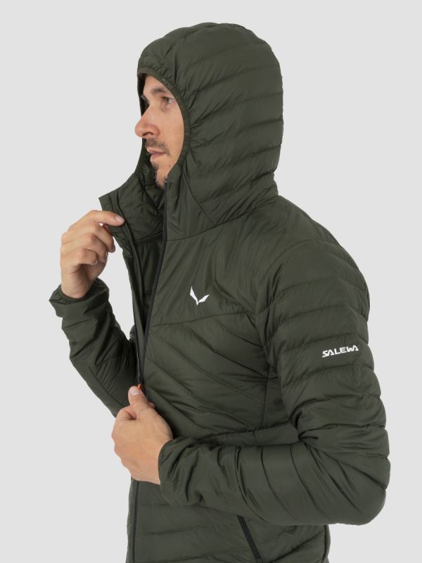 Kurtka puchowa męska Salewa Brenta Dark Olive