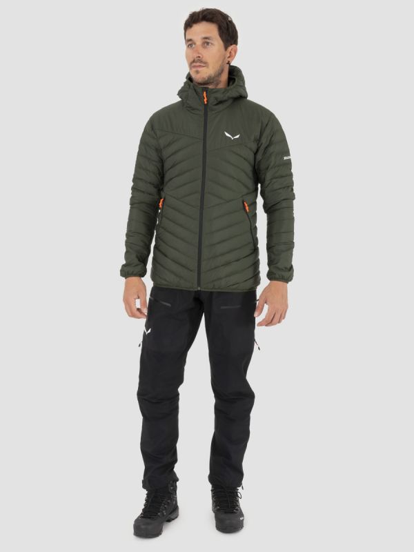 Kurtka puchowa męska Salewa Brenta Dark Olive