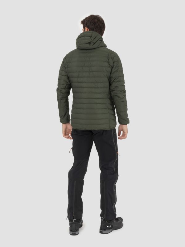 Kurtka puchowa męska Salewa Brenta Dark Olive
