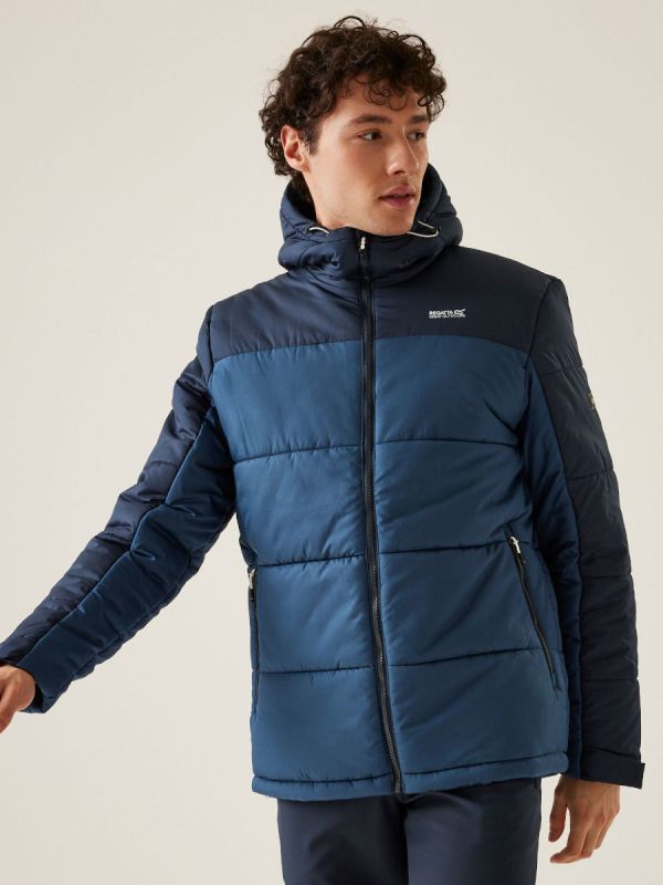 Granatowa kurtka zimowa Regatta Nevado Ocieplana