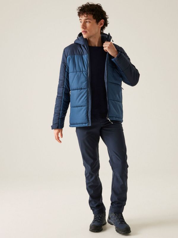 Granatowa kurtka zimowa Regatta Nevado Ocieplana