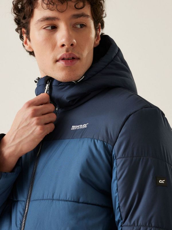 Granatowa kurtka zimowa Regatta Nevado Ocieplana