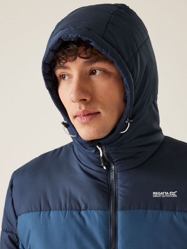 Granatowa kurtka zimowa Regatta Nevado Ocieplana