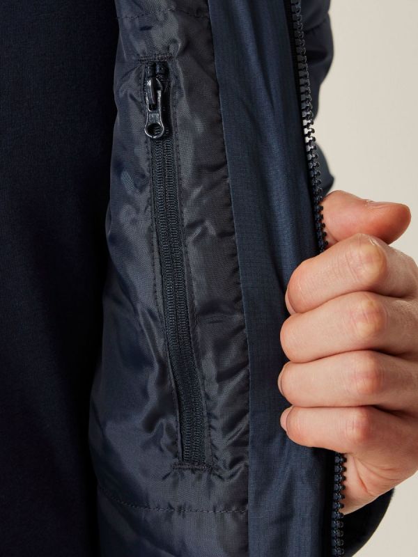 Granatowa kurtka zimowa Regatta Nevado Ocieplana