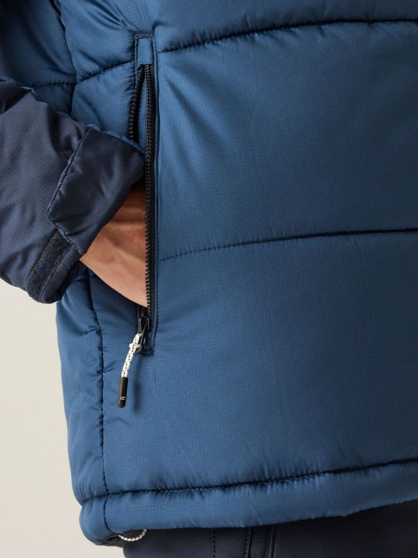 Granatowa kurtka zimowa Regatta Nevado Ocieplana