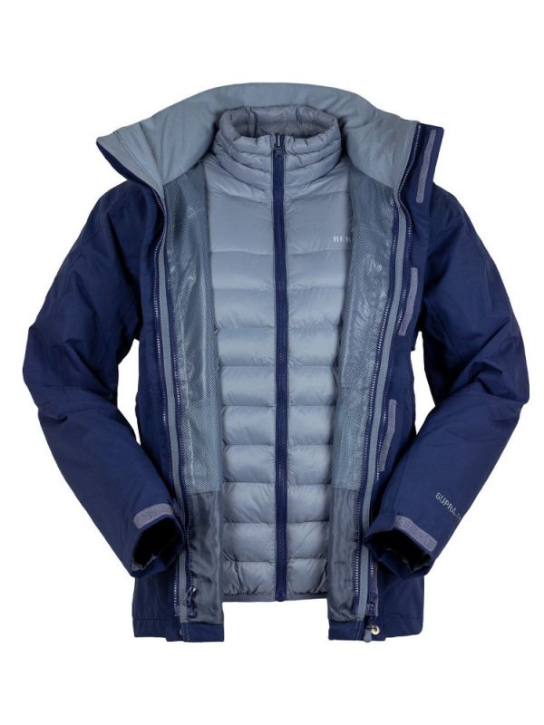 Kurtka turystyczna całoroczna 3w1 Bergson Aspect STX