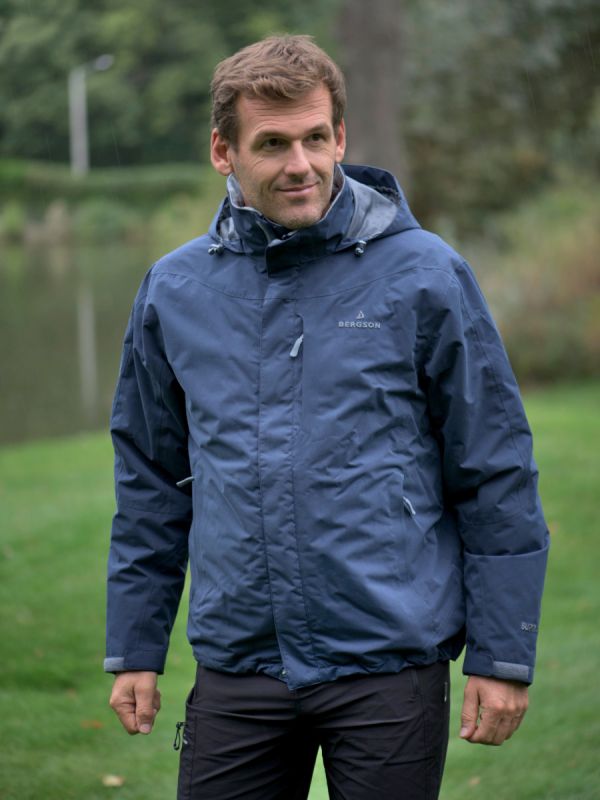 Kurtka turystyczna całoroczna 3w1 Bergson Aspect STX