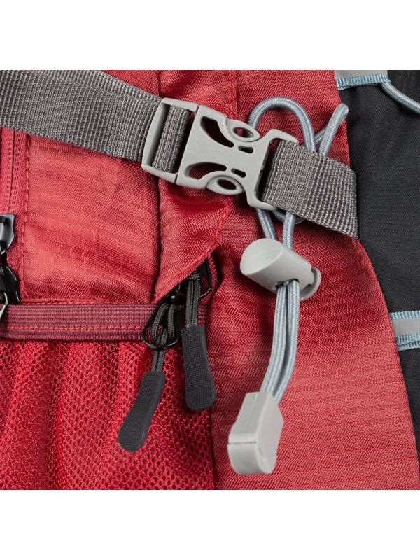 Czerwony plecak z miejscem na laptop Bergson Grimstad 30