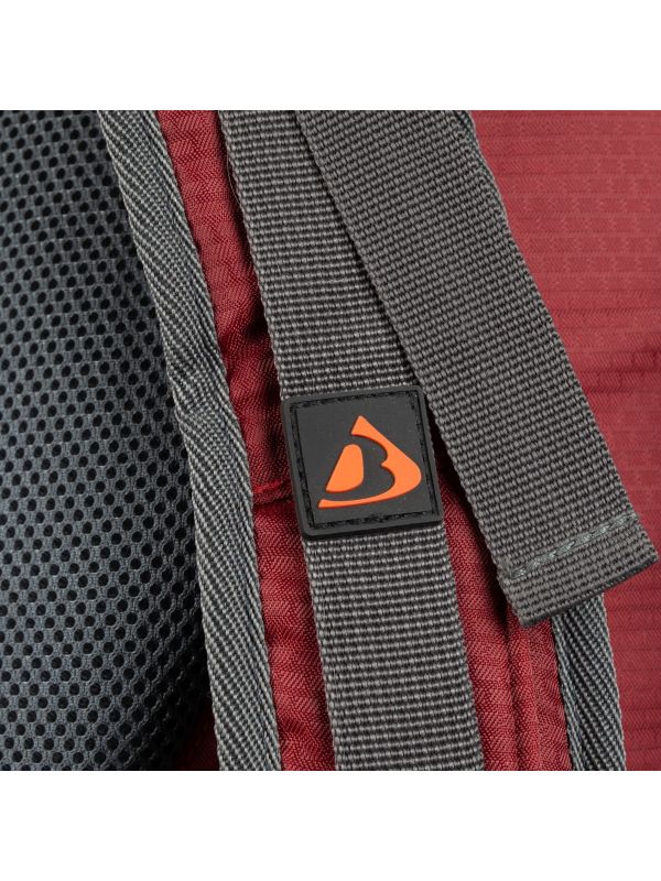 Czerwony plecak z miejscem na laptop Bergson Grimstad 30