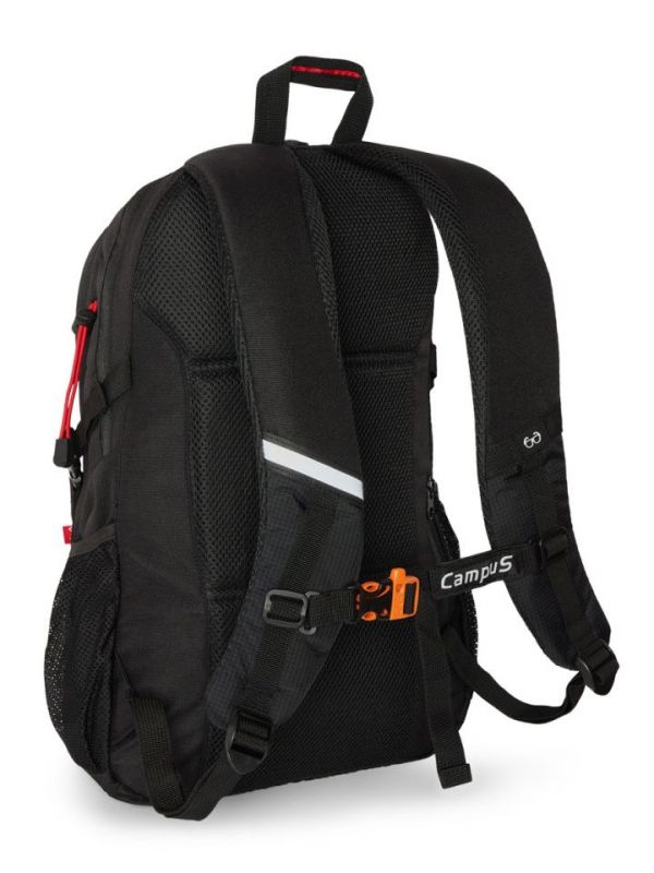 Czarny plecak na wycieczkę i do miasta Campus Donard 25l