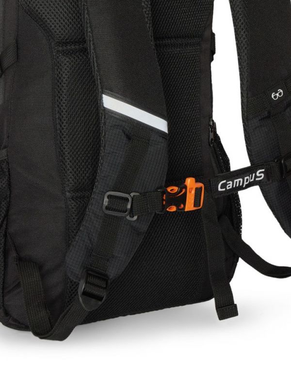 Czarny plecak na wycieczkę i do miasta Campus Donard 25l