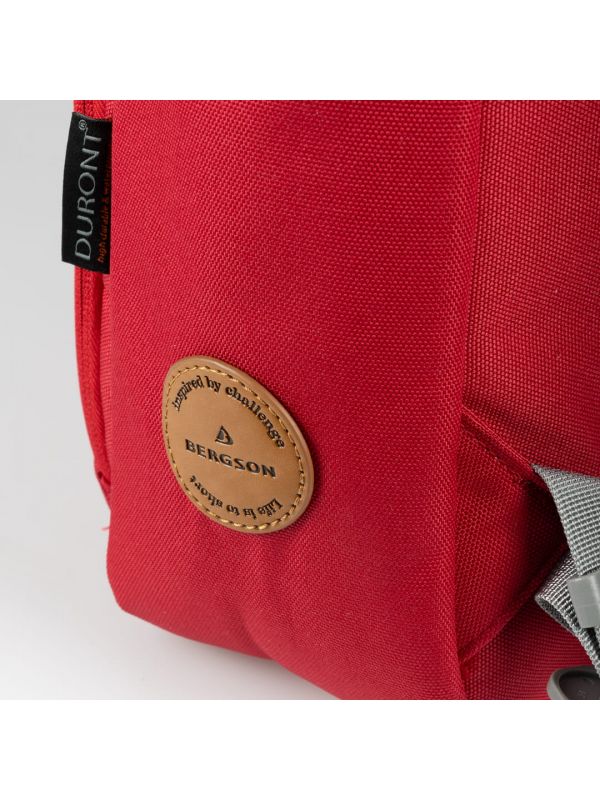 Stylowy plecak torba miejska Bergson Citypulse 14L Red
