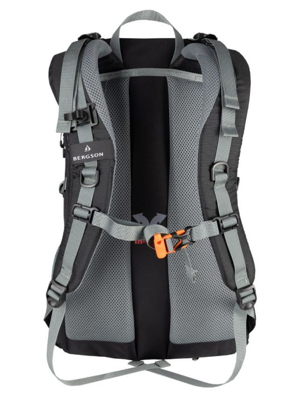 Czarny plecak turystyczno-miejski Bergson Evje 30l