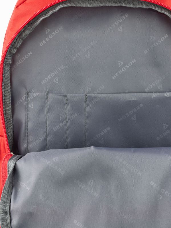 Plecak miejski Leirvik Red Bergson