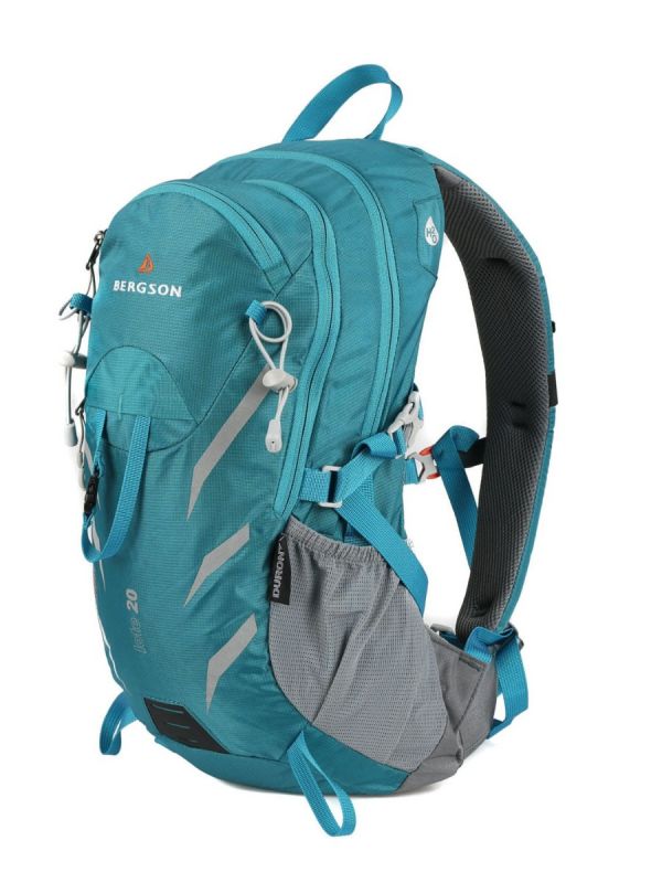 Turkusowy plecak wycieczkowy Bergson Lote Air Flex