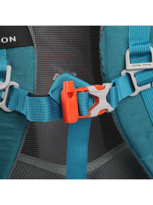 Turkusowy plecak wycieczkowy Bergson Lote Air Flex