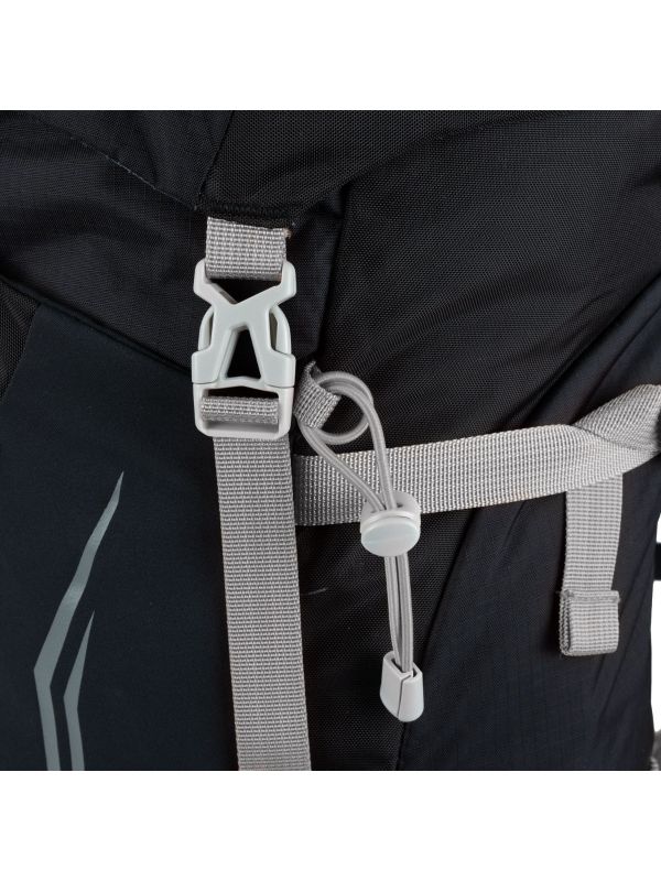 Pakowny Czarny plecak trekkingowy Bergson Tunnebo 35