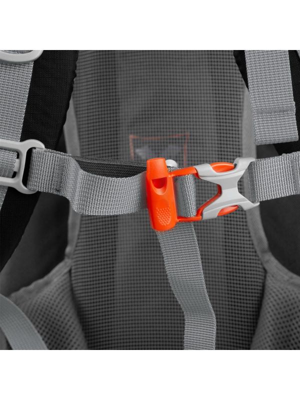 Pakowny Czarny plecak trekkingowy Bergson Tunnebo 35