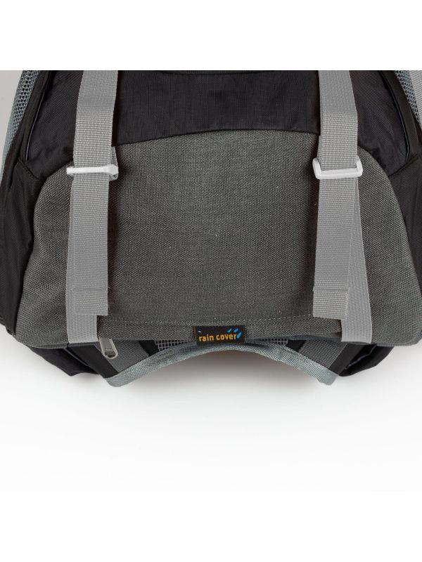 Pakowny Czarny plecak trekkingowy Bergson Tunnebo 35