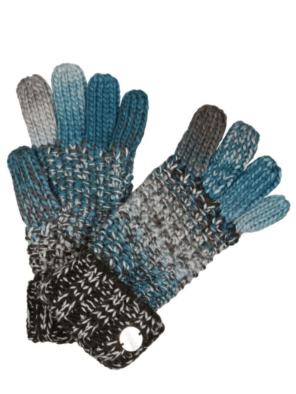 Rękawiczki zimowe ombre z akrylu