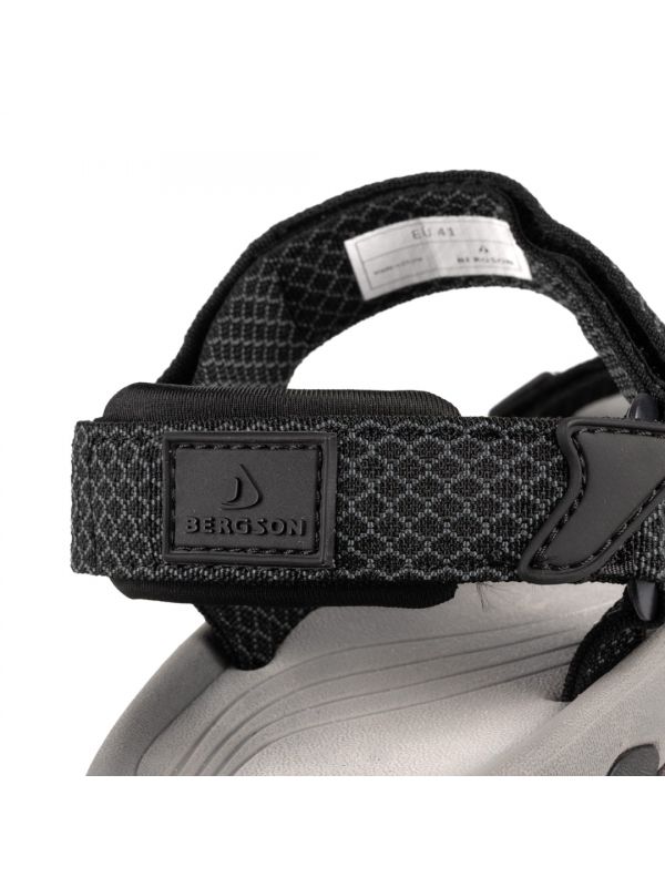 Czarne sandały damskie Bergson Omo