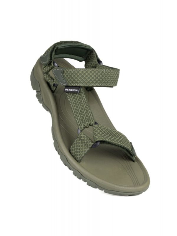Oliwkowe sandały męskie Bergson Omo
