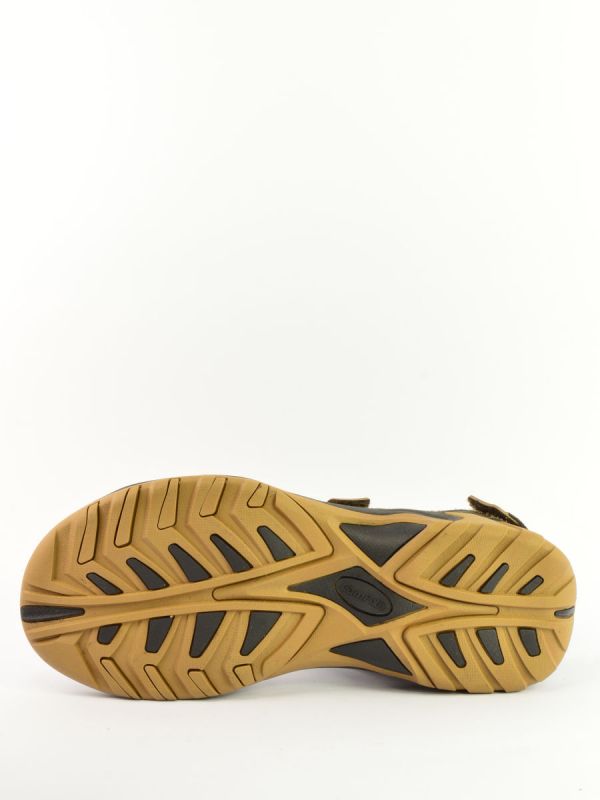 Skórzane sandały męskie Campus Monte Brown