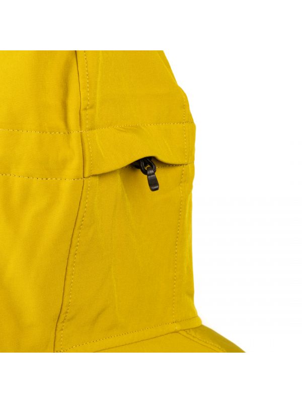 Żółta kurtka softshellowa Bergson Vara Suprashell